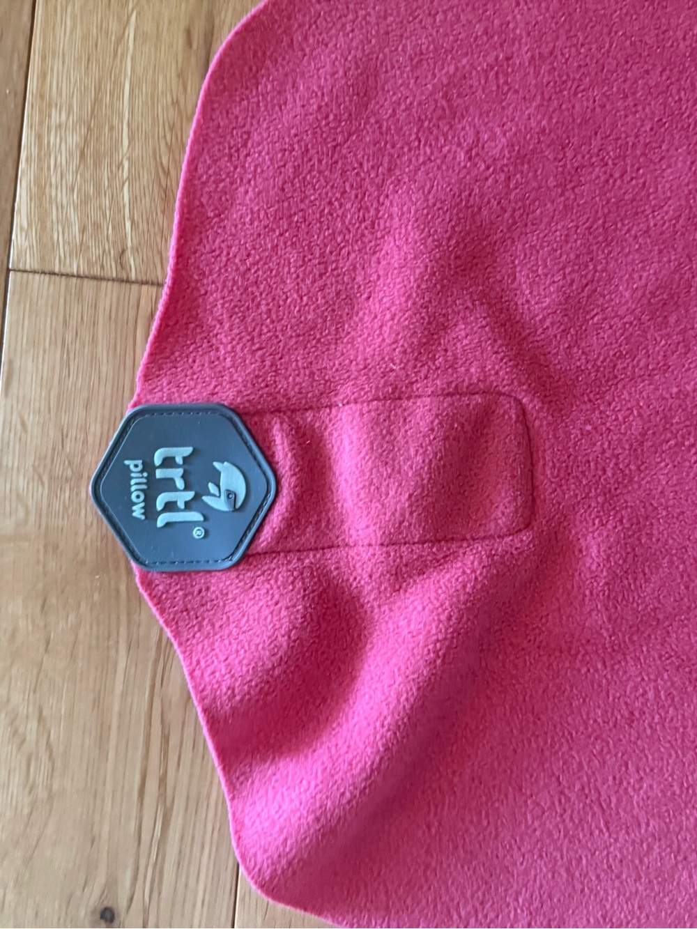 Trek Coral Fleece Travel Pillow - Cozy Support Cushion - Picture 4 of 4